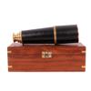 24" Nautical Brass Spyglass Telescope with Wooden Box for Dcor & Display view 3