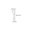 MECCANIXITY 20pcs 30-Degree Angle RC Body Clips Bent Springy R Pins 20x1x6mm for All 1/8 1/10 Scale Model RC Car,Crawler Truck Shell Replacement Parts(Silver) view 2