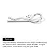 MECCANIXITY 20pcs 30-Degree Angle RC Body Clips Bent Springy R Pins 20x1x6mm for All 1/8 1/10 Scale Model RC Car,Crawler Truck Shell Replacement Parts(Silver) view 4