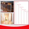 10 Pcs Wall Corner Protector, Clear Self-Adhesive Corner Protectors for Walls for Baby, Furniture, Door, Tables, Cover Sharp Furniture, Easy to Install(39.37'' x 1.18'') view 2