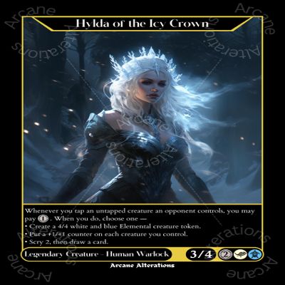 Arcane Alterations Custom Proxy Card: Hylda of The ICY Crown - 1 Piece