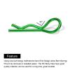 MECCANIXITY 20pcs 30-Degree Angle RC Body Clips Bent Springy R Pins 24.3x1.2x9.4mm for All 1/8 1/10 Scale Model RC Car Crawler Truck,Shell Replacement Parts(Green) view 4