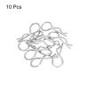 MECCANIXITY 20pcs 30-Degree Angle RC Body Clips Bent Springy R Pins 25x1.4x10mm for All 1/8 1/10 Scale Model RC Car Crawler Truck Shell Replacement Parts(Silver) view 3