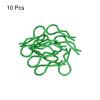 MECCANIXITY 10pcs 30-Degree Angle RC Body Clips Bent Springy R Pins 25x1.4x10mm for All 1/8 1/10 Scale Model RC Car Crawler Truck Shell Replacement Parts(Green) view 3