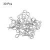 MECCANIXITY 30pcs 30-Degree Angle RC Body Clips Bent Springy R Pins 17x1x6mm for All 1/8 1/10 Scale Model RC Car Crawler Truck Shell Replacement(Silver) view 3