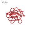 MECCANIXITY 10pcs 30-Degree Angle RC Body Clips Bent Springy R Pins 25x1.4x10mm for All 1/8 1/10 Scale Model RC Car Crawler Truck Shell Replacement Parts(Red) view 3