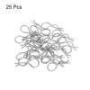MECCANIXITY 25pcs 30-Degree Angle RC Body Clips Bent Springy R Pins 25x1.4x10mm for All 1/8 1/10 Scale Model RC Car Crawler Truck Shell Replacement Parts(Silver) view 3