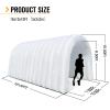 Sewinfla Inflatable Sports Tunnel Entrance with Built-in Blower  Advertising & Event Archway for Exhibitions, Shops, Supermarkets & Schools (White, 16x10x10Ft) view 2