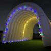 Sewinfla Inflatable Sports Tunnel Entrance with Built-in Blower  Advertising & Event Archway for Exhibitions, Shops, Supermarkets & Schools (White, 16x10x10Ft) view 3