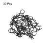 MECCANIXITY 30pcs 30-Degree Angle RC Body Clips Bent Springy R Pins 20x1x6mm for All 1/8 1/10 Scale Model RC Car Crawler Truck Shell Replacement(Black) view 3
