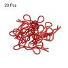 MECCANIXITY 20pcs 30-Degree Angle RC Body Clips Bent Springy R Pins 24.3x1.2x9.4mm for All 1/8 1/10 Scale Model RC Car Crawler Truck Shell Replacement(Red) view 3
