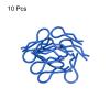 MECCANIXITY 10pcs 30-Degree Angle RC Body Clips Bent Springy R Pins 25x1.4x10mm for All 1/8 1/10 Scale Model RC Car Crawler Truck Shell Replacement Parts(Blue) view 3