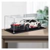 GOCHUSX Acrylic Display Case, Clear Dust Proof Protection Box, Car Model Showcase, Art Exhibition Box, Stackable Shoe Organizer with Lids (Color : Black, Size : 40x50x20cm) view 1