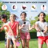 HWWR Karaoke Machine for Adults Kids, Mini Karaoke Machine with 2 Wireless Microphones, Portable Singing Speaker for Home Party, Kids Holiday Birthday Gifts, Music for Girls Boys All Age 3-12+ view 4