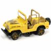 CJ-5 Sunshine Yellow with Golden Eagle Graphics Classic Gold Collection Limited Edition to 7418 Pieces Worldwide 1/64 Diecast Model Car by Johnny Lightning JLCG025-JLSP150B view 2