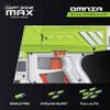 Dart Zone Max Omnia Pro Gen 3 Foam Dart Blaster150 FPS Full Auto Foam Dart Blaster for AdultsElectric Foam BlasterElite Blaster for Ages 14+ with 30 Half Length Darts, Sight, Mags, Stock & Eyewear view 3
