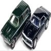 1967 Chevy Camaro SS Royal Plum Metallic and 1972 Chevy Vega Stinger Wagon Dark Green Metallic YENKO Set of 2 Cars 1/64 Diecast Model Cars by Johnny Lightning JLPK014-JLSP170A view 1
