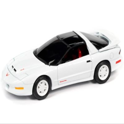 1996 Pontiac Firebird Trans Am T/A WS6 Bright White with Black Top & Red Interior Classic Gold Collection Limited Edition 7418 pieces Worldwide 1/64 Diecast Model Car Johnny Lightning JLCG025-JLSP149B