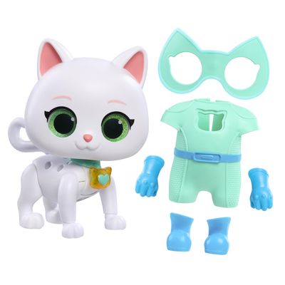 Disney Junior SuperKitties Cat-Tastic Transforming Bitsy, Kids Toys for Ages 3 Up by Just Play