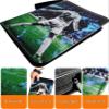 Soccer Card Binder 900 Pockets, 50 Sleeves Large Soccer Binder 3 Ring Zipper Trading Cards Holder 9 Pocket, Sport Card Collection Folder Book Storage Organizer, Album Case Protector Collector Gift view 4