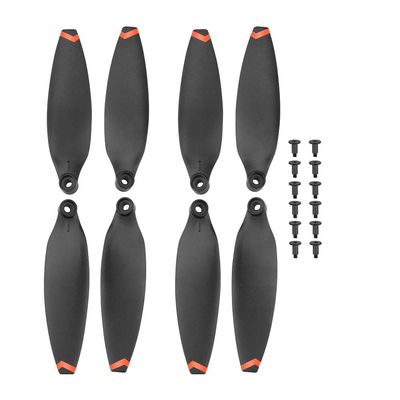 Baling-Baling for FIMI X8 Mini Drone Pengganti Kebisingan Rendah Alat Peraga Suku Cadang Ringan Prop Lipat Pisau Sayap (Size : Orange Edge)