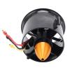 gernie Ducted Fan with Motor, 70mm 6 Blades EDF with 4S RC Brushless Motor, QF2822 3000KV Balance Tested, 3.3x3.9in Aluminum Alloy Powerful Ducted Fan for Motor Model view 1