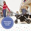 Disney Baby Summit Wagon Stroller fits 2 Kids Includes Removable Child Tray and 2 Cup Holders, Mickey Mouse view 2