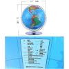 Detailed Dia 16.5-inch/42CM Globe, 720 Rotating World Globe with Sturdy Steel Stand, Earth Globe HD Printed Map Geographic Globe New view 2