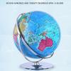 Detailed Dia 16.5-inch/42CM Globe, 720 Rotating World Globe with Sturdy Steel Stand, Earth Globe HD Printed Map Geographic Globe New view 3