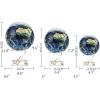 Detailed Light Energy Autobiographical Globe, AR World Globe with Durable Base, Educational/Geographic Earth Globe Desktop Decoration New view 2