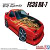 Mazda BNSPORTS FC3S RX-7 89 1:24 Scale Model Kit view 4
