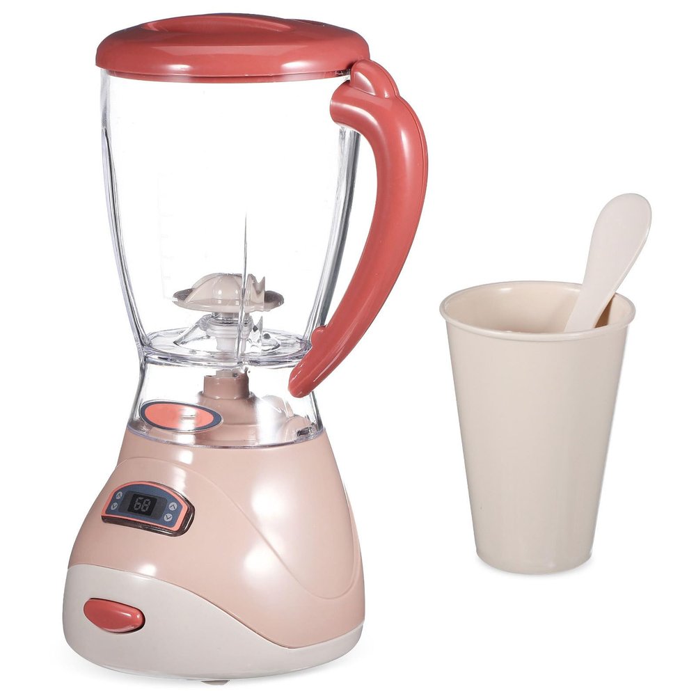 1Set Kids Pretend Play Kitchen Appliances Toy,Kids Toy with Cup,Kitchen Fruit Juicer Appliances with Light and Sound for