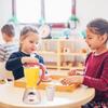 1Set Kids Pretend Play Kitchen Appliances Toy,Kids Toy with Cup,Kitchen Fruit Juicer Appliances with Light and Sound for view 2