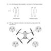 2 Pasang Penggantian Baling-Baling for for Mini 3 Pro Kipas Sayap Ringan dengan Aksesori Drone Obeng (Size : Orange Trim) view 4
