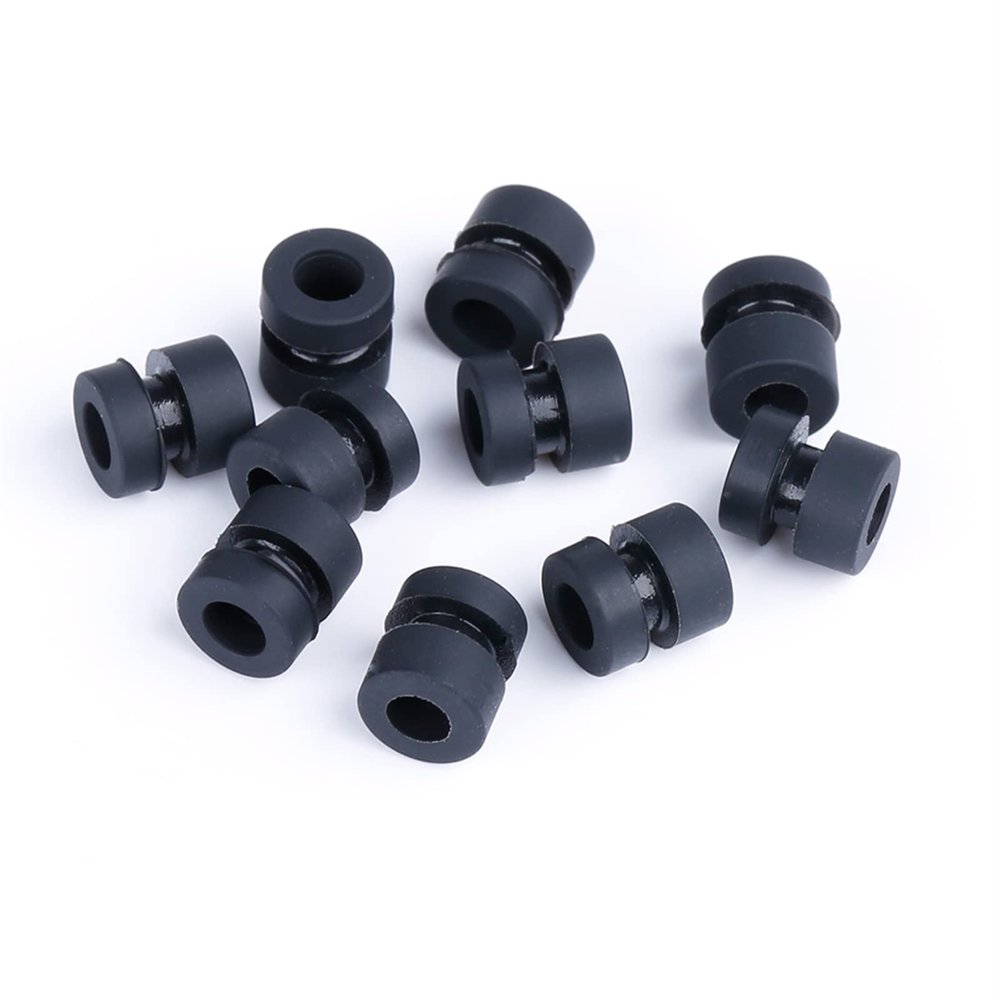 VERBANA 20PCS FPV Drone Flight Controller Stack M2 M2X5.6 M3 M3X6.6 Rubber Shock-Absorbing Ball Damping Column Kit Replacemetn for FPV Racing Drone Accessores Spare Part (Color : 20PCS M3)