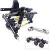 HOPLEX Brass Aluminum TRX6M 6x6 RC Frame & Shock Absorber & Driveshaft DIY Upgrade Parts TRX-4M TRX4M Upgrade to TRX6M 6X6 for 1/18 RC Crawler Car view 1