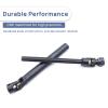 HOPLEX Stainless Steel Driveshaft with Black Coating Heavy-Duty Drive Shaft for TRX4 Axial SCX10 90046 AXI03007 Redcat Gen 8 RC 1/10 Crawler Car Upgrade Accessories(125-185MM) view 4