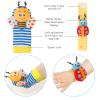 Bloobloomax Baby Wrist Rattle Socks and Foot Finder Set for 0-24 Month, Infant Girl Boy Toys Newborn Hand & Foot Toys for 0 to 24 Months, Baby Shower Gifts Set with Wrist Rattle Socks (Pink Gift Box) view 4