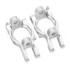 2Pcs Caster Block C Hub Aluminium Alloy High Strength for LOSI Hammer Rey Rock Rey 1/10 RC Car (Silver) view 4