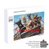 Puzzles for Adults and Family 500 Pieces Jigsaw Puzzles red Rose Flower and Gift Valentine's Day Formation Wooden Game Toys Women Girlfriend Boyfriend Gift 20.4'' x 14.9'' view 2