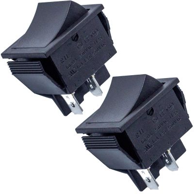 ToiCottage 2 Pcs 12volt 6V Compatible with Power Wheels Foot Pedal Switch Universal Accelerator Gas Pedal for Kids Ride on Car, Kids Electric Cars Replacement Parts Speed Foot Pedal Reset Switch