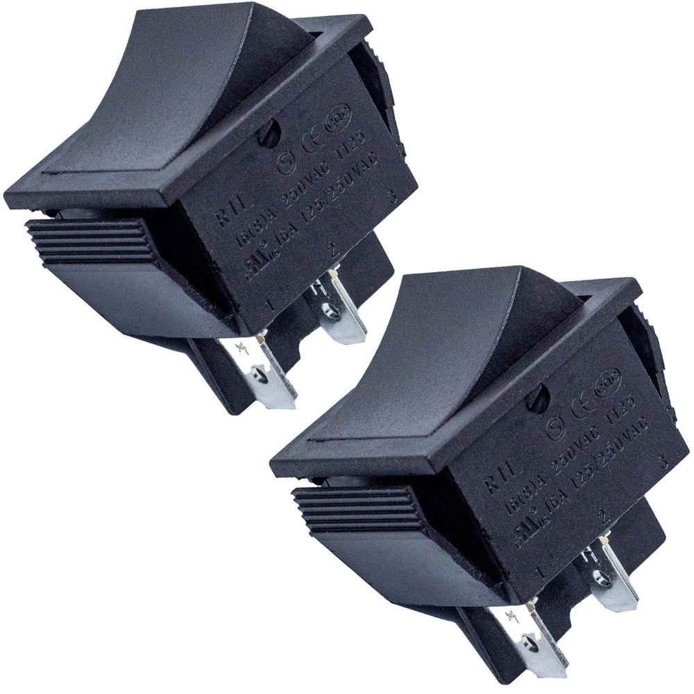 ToiCottage 2 Pcs 12volt 6V Compatible with Power Wheels Foot Pedal Switch Universal Accelerator Gas Pedal for Kids Ride on Car, Kids Electric Cars Replacement Parts Speed Foot Pedal Reset Switch
