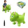HotMax Dinosaur Bouncy Hopper Toys, Bouncy Horse for Toddlers, Inflatable Ride on Bouncy Animals, Bouncing Triceratops for Kids, Birthday Gift for 18 Months 2 3 4 Year Old Boy or Girl(Green) view 1
