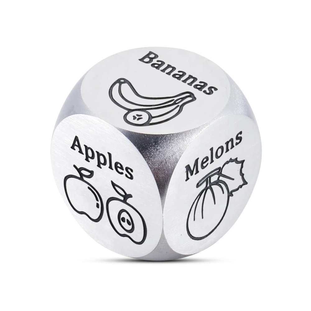 Wife Valentines Day Gifts - Food Decision Dice, Gifts for Husband on Valentines Day, Fruit Dicer, Date Night Gift for Couples, Anniversary Wedding Gift for Husband from Wife, Valentine's Stuff