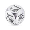 Wife Valentines Day Gifts - Food Decision Dice, Gifts for Husband on Valentines Day, Fruit Dicer, Date Night Gift for Couples, Anniversary Wedding Gift for Husband from Wife, Valentine's Stuff view 1