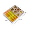 19Pcs Acrylic GEM Building Blocks Set Transparent Appearance Montessori Toys Rainbow Building Cubes Kids Boys Girls Teaching, Yellow view 2