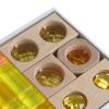 19Pcs Acrylic GEM Building Blocks Set Transparent Appearance Montessori Toys Rainbow Building Cubes Kids Boys Girls Teaching, Yellow view 3