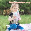 Easfan Walking Kitty Plush Toy Electric Interactive Cat Stuffed Animal Meowing Tail Wagging Head Nodding Cat Pet Toy Animated Kitten Birthday for Kids Toddlers,7.5 (Rainbow) view 3