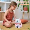 Easfan Walking Kitty Plush Toy Electric Interactive Cat Stuffed Animal Meowing Tail Wagging Head Nodding Cat Pet Toy Animated Kitten Birthday for Kids Toddlers,7.5 (Rainbow) view 4