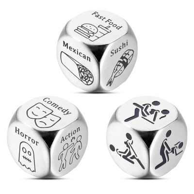 10th Anniversary Tin Gift 3 PCS Anniversary Date Night Gifts for Couples Boyfriend Girlfriend Valentines Day Naughty Dice for Him Her Wedding Engagement Gifts for Wife Husband Bride Groom Gay Lesbian